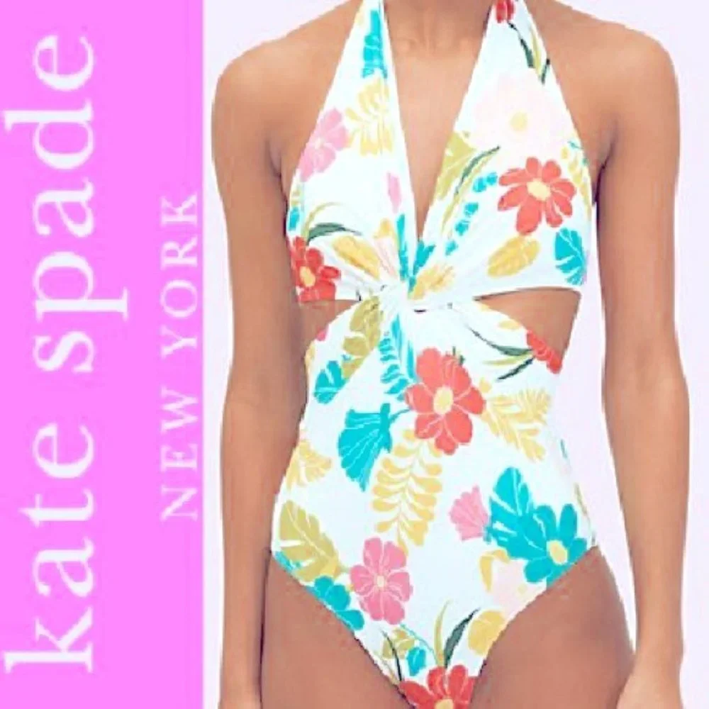🦩Kate Spade Tropical Knotted Cut Out 🦩HOST PIC🎉